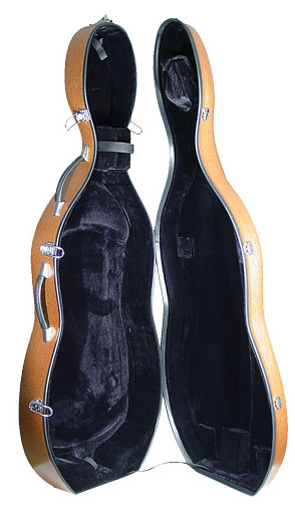Model 4350 Fiberglass Cello Case with Wheels, 4/4